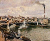 Pissarro, Camille - Morning, Overcast Day, Rouen
